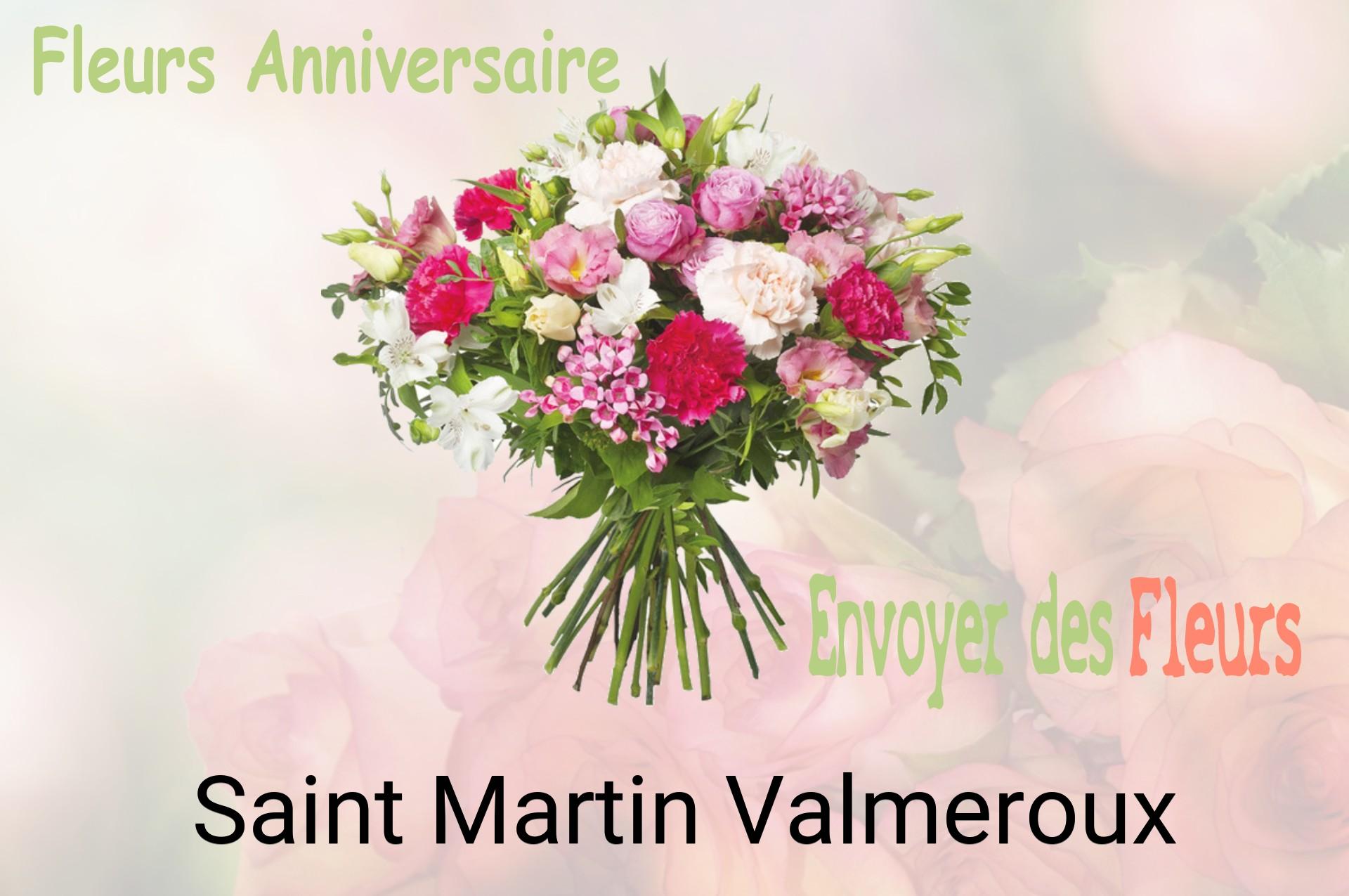 Bouquet de fleurs d’anniversaire livré à Saint-Martin-Valmeroux